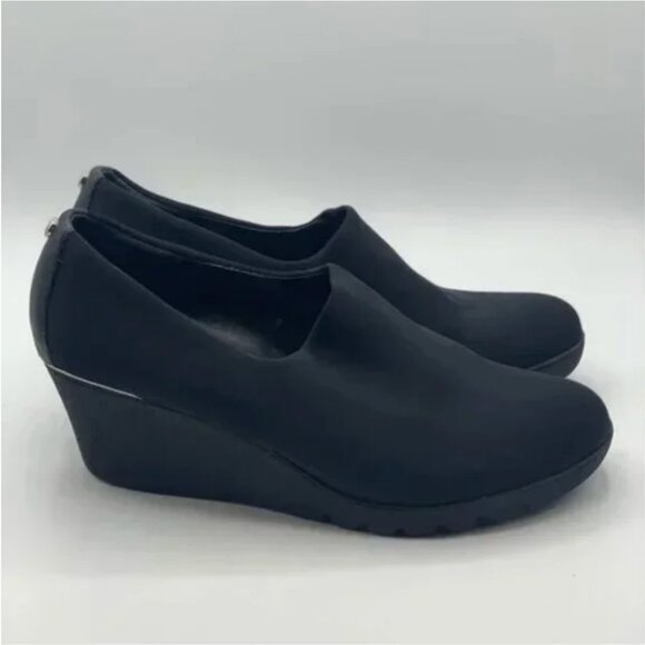 Donald J. Pliner Women's Maddy Wedges Black Size 9.5 - Picture 2 of 9